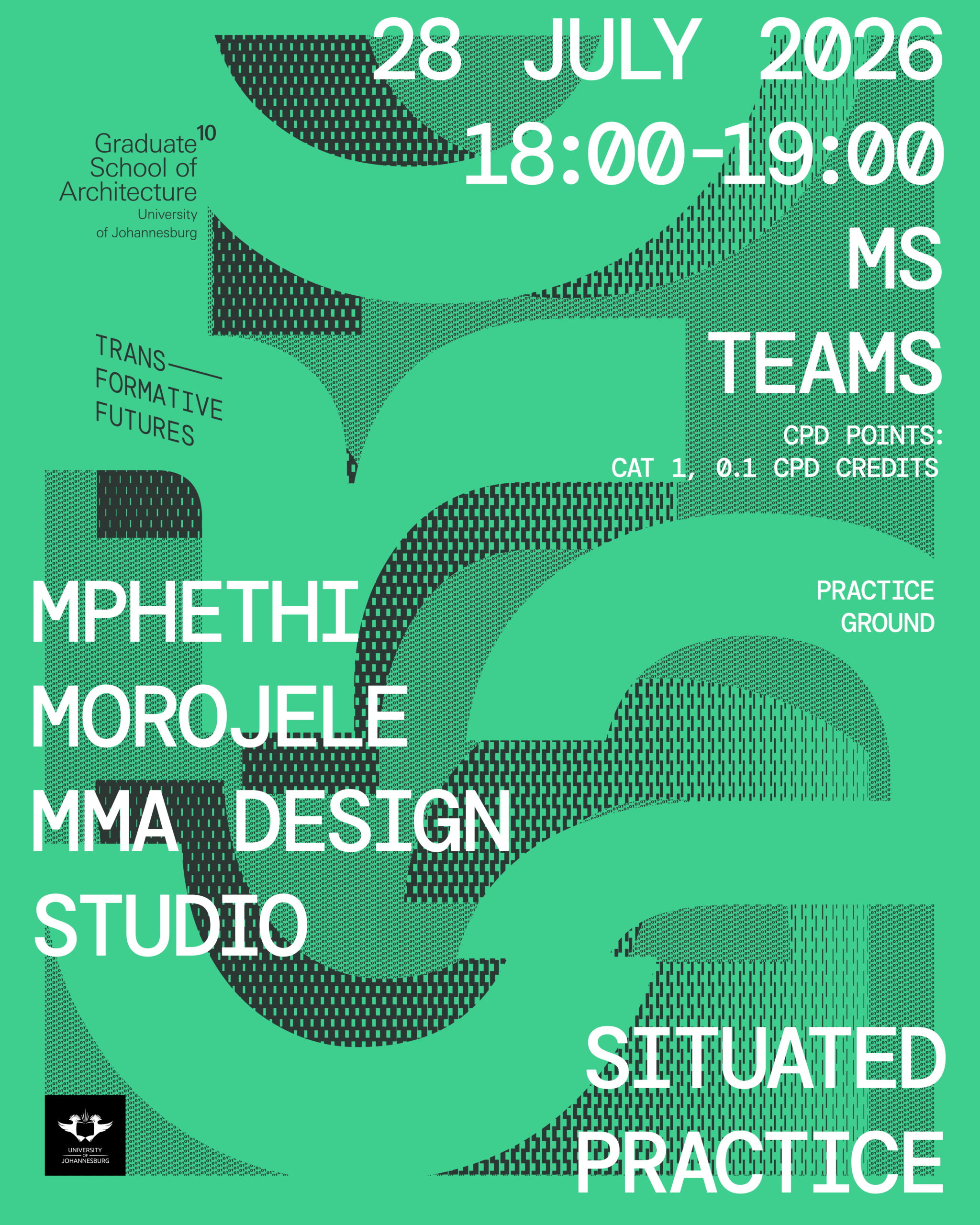 GSA Practice Lecture: Situated Practice – MMA Design Studio by Mphethi Morojele
